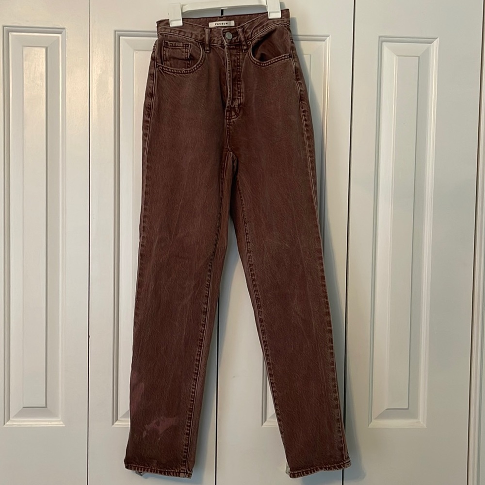 Size 23, Brown Pacsun Jeans